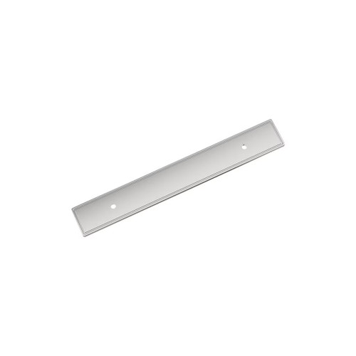 Amerock Hardware - Thoreau 5-1/16 inch (128mm) Center-to-Center Backplate is finished in Polished Chrome - BP3760326