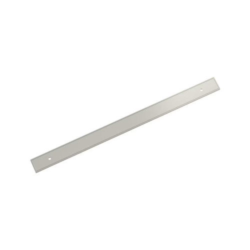 Amerock Hardware - Thoreau 12-5/8 inch (320mm) Center-to-Center Backplate is finished in Satin Nickel - BP37608G10
