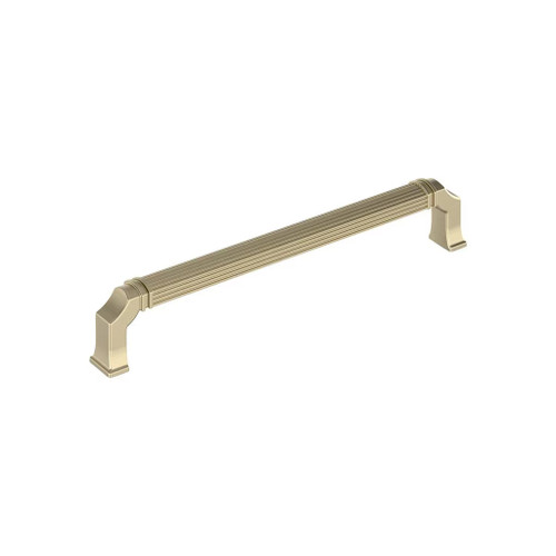 Amerock Hardware - Townsend 7-9/16 inch (192mm) Center-to-Center Pull is finished in Golden Champagne - BP37525BBZ