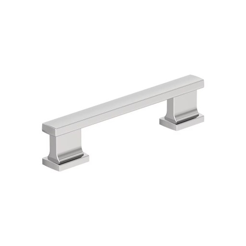 Amerock Hardware - Triomphe 3-3/4 inch (96mm) Center-to-Center Pull is finished in Polished Chrome - BP3709126