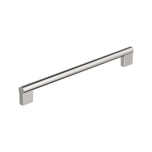 Amerock Hardware - Versa 10-1/16 inch (256mm) Center-to-Center Pull is finished in Polished Nickel - BP55532PN