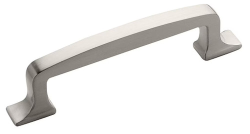 Amerock Hardware - Westerly 3-3/4 inch (96mm) Center-to-Center Pull is finished in Satin Nickel - BP53720G10