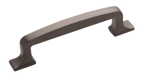Amerock Hardware - Westerly 3-3/4 inch (96mm) Center-to-Center Pull is finished in Graphite - BP53720GPH