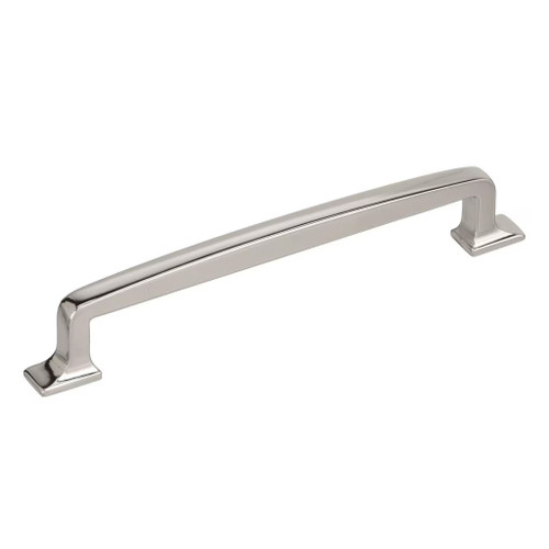 Amerock Hardware - Westerly 6-5/16 inch (160mm) Center-to-Center Pull is finished in Polished Nickel - BP53722PN