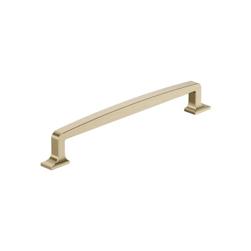Amerock Hardware - Westerly 7-9/16 inch (192mm) Center-to-Center Pull is finished in Golden Champagne - BP53723BBZ