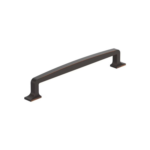 Amerock Hardware - Westerly 7-9/16 inch (192mm) Center-to-Center Pull is finished in Oil-Rubbed Bronze - BP53723ORB