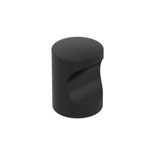 Amerock Hardware - Whistle 11/16 inch (18mm) Diameter Knob is finished in Matte Black - BP37026MB