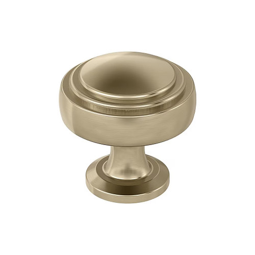Amerock Hardware - Winsome 1-1/4 inch (32mm) Diameter Knob is finished in Golden Champagne - BP36765BBZ
