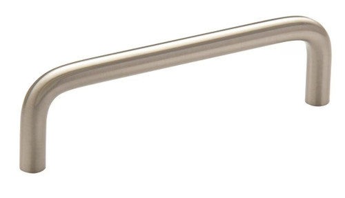 Amerock Hardware - Wire Pulls 3-3/4 inch (96mm) Center-to-Center Pull is finished in Satin Nickel - BP76313CSG10