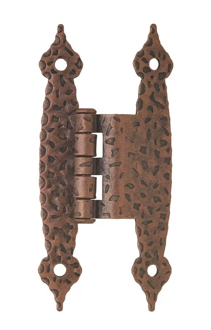 Amerock Hardware - Amerock 3/8 inch (10mm) Offset Hinge is finished in Antique Copper - BPR3406AC