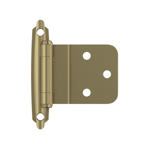 Amerock Hardware - Amerock 3/8 inch (10mm) Inset Hinge is finished in Golden Champagne - BPR3428BBZ