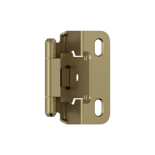 Amerock Hardware - Amerock 1/2 inch (13mm) Overlay Hinge is finished in Golden Champagne - BPR7550BBZ
