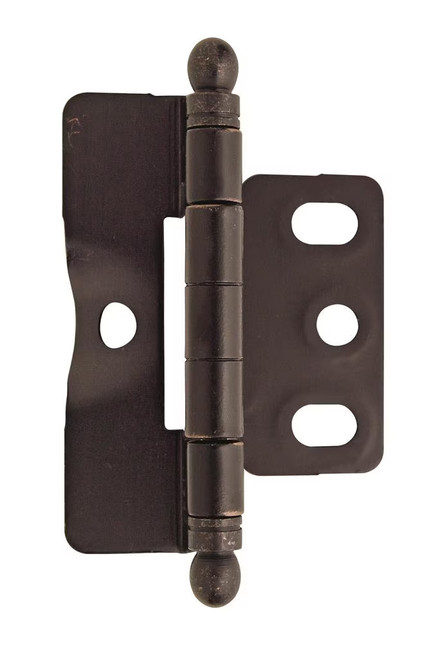 Amerock Hardware - Amerock 3/4 inch (19mm) Door Thickness Hinge is finished in Oil-Rubbed Bronze - PK3175TBORB