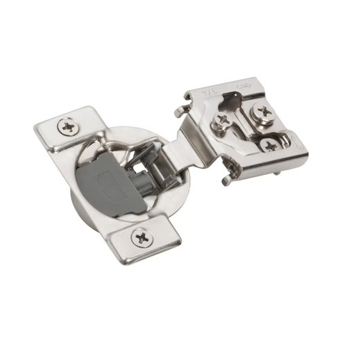 Amerock Hardware - Amerock 3/4 inch (19mm) Overlay Hinge is finished in Nickel - BP9237SCFF