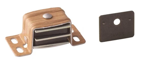 Amerock Hardware - Functional 2-1/16 inch (52mm) Length Catch is finished in Wood Grain - BP9798AW