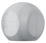 Nantucket Post Cap - Nantucket Cobblestone Finial Top - Fits 4" Post - NFCB4C