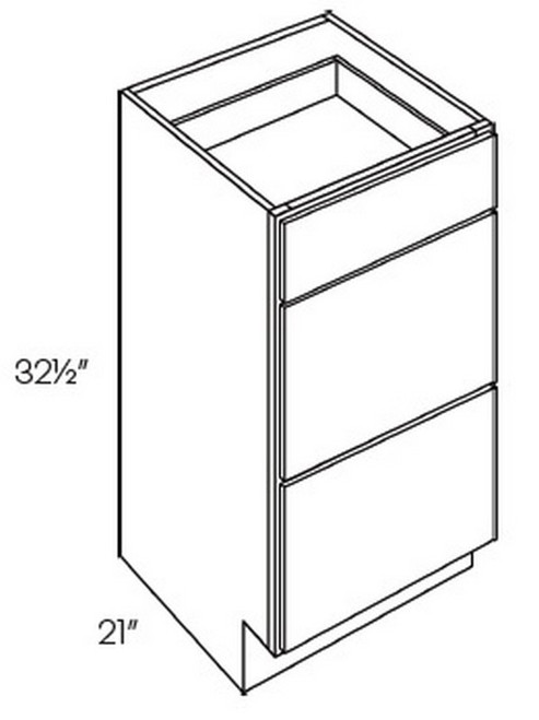 CNC Cabinetry Luxor Smoky Grey Bath Cabinet - V1816HA