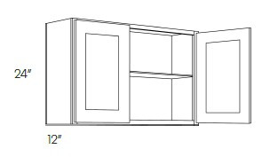 CNC Cabinetry Elegant Stone Kitchen Cabinet - W3024