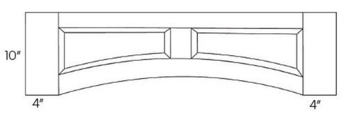 CNC Cabinetry Elegant Plus Evergreen Kitchen Cabinet - VALPR42