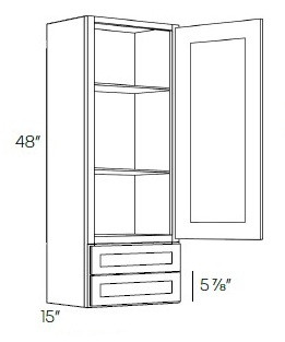 CNC Cabinetry Newport Plus Sage Kitchen Cabinet - CT1848