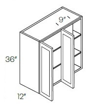 CNC Cabinetry Newport Plus Wheat Kitchen Cabinet - BLW4236
