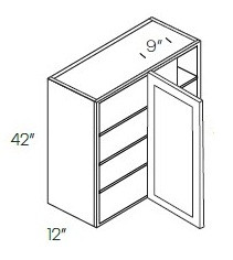 CNC Cabinetry Fashion Plus Linen Kitchen Cabinet - BLW3642