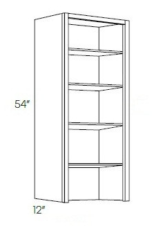 CNC Cabinetry Fashion Plus Cracked Pepper Kitchen Cabinet - BCC1854