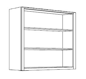 CNC Cabinetry Sydney White Kitchen Cabinet - WOC3030