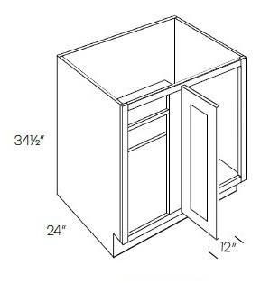 CNC Cabinetry Sydney Plus Sleek White Kitchen Cabinet - BLB4851-FH