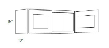 CNC Cabinetry Richmond Plus Mountain Stream Kitchen Cabinet - W3915
