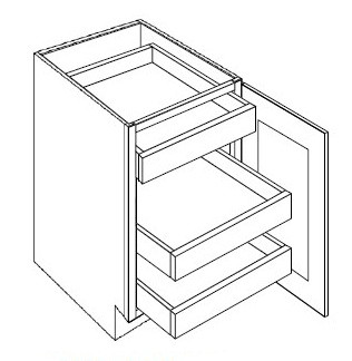 CNC Cabinetry Sydney Plus Wheat Kitchen Cabinet - B18-FH-POS2-POD