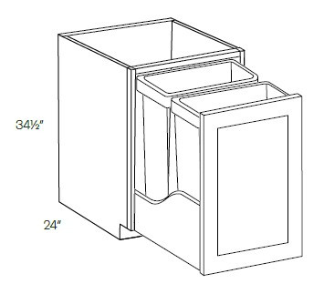 CNC Cabinetry Broadway Cobalt Kitchen Cabinet - BWBK18