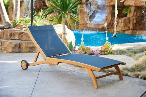 Hi Teak Furniture Pearl Chaise Lounge - HLSL677