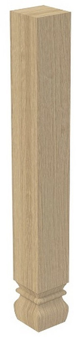 24" Kensington Leg White Oak 3" SQ. X 24" H