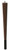 18" Round Tapered Leg with bolt & 4" Wrought Iron Ferrule Walnut 1.87" Diam. x 18" H