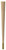 29" Round Tapered Leg & 4" Satin Brass Ferrule Hardwood 2.25" Diam. x 29" H