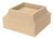 Contemporary Cap for 3" Column Red Oak 4.625" SQ. X 2.5" H