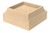 Contemporary Cap for 4" Column Walnut 5.625" SQ. X 2.5" H