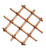 .5" Round Single Diamond Decorative Grille Copper, 36" W x 48" L Sheet 36" W X 48" L