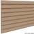 3/4" Tall Bevel Slat Tambour Hard Maple 12" W x .344" T x 96" L