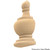 Series 200 Finial, Half Cherry 2.375" W X 1.25" D X 4.25" L