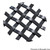 .375" Single Flat Diamond Decorative Grille Flat Black 36" W x 48" L Sheet