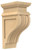 Small Palladian Corbel Cherry 3" W X 3.875" D X 7" L