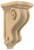 Small Corinthian Corbel Hard Maple 4.75" W X 5.5" D X 9.625" L