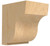 Medium Simplicity Corbel Paint Grade 4.5" W X 5.75" D X 5" L