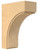 Narrow Triad Corbel Alder 2.875" W X 7" D X 9" L