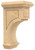 Small Apex Corbel Hard Maple 3" W X 3.875" D X 7" L