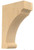 Medium Craftsman Corbel Hard Maple 3.5" W X 8" D X 12" L