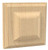 Triad Rosette White Oak 2.9375" SQ. X .875" T