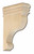 Castlewood - SY-CA-206-M - Shaped Bar Bracket - Maple